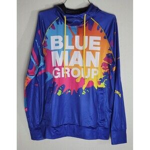 Blue Man Group Las Vegas Paint Splatter Size XS Sweatshirt Hoodie NWT